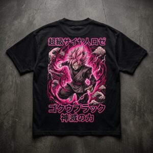 "Divine Judgment" Neon Pink Ink-Brush Heavyweight Tee