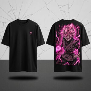 "Divine Retribution" Pink Aura Oversized Heavyweight Tee