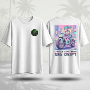 "Capsule Moto" 90s Cyberpunk Pastel Oversized Tee