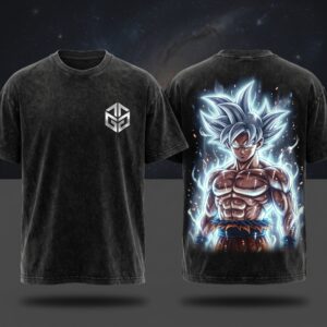 "Divine Aura" Mastered Instinct Silver Heavyweight Tee