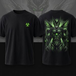 "Perfect Evolution" Bio-Mechanical Neon Green Tee
