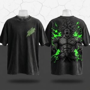 "Unstoppable Wrath" Acid Green Ink Splatter Tee
