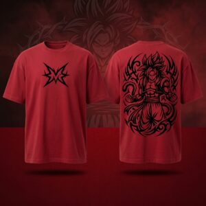 "Primal Fusion" 90s Tribal Tattoo Heavyweight Tee