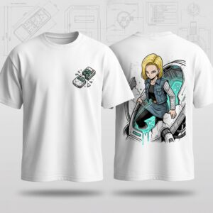 "Shattered Control" Android 18 Awakening Heavyweight Tee