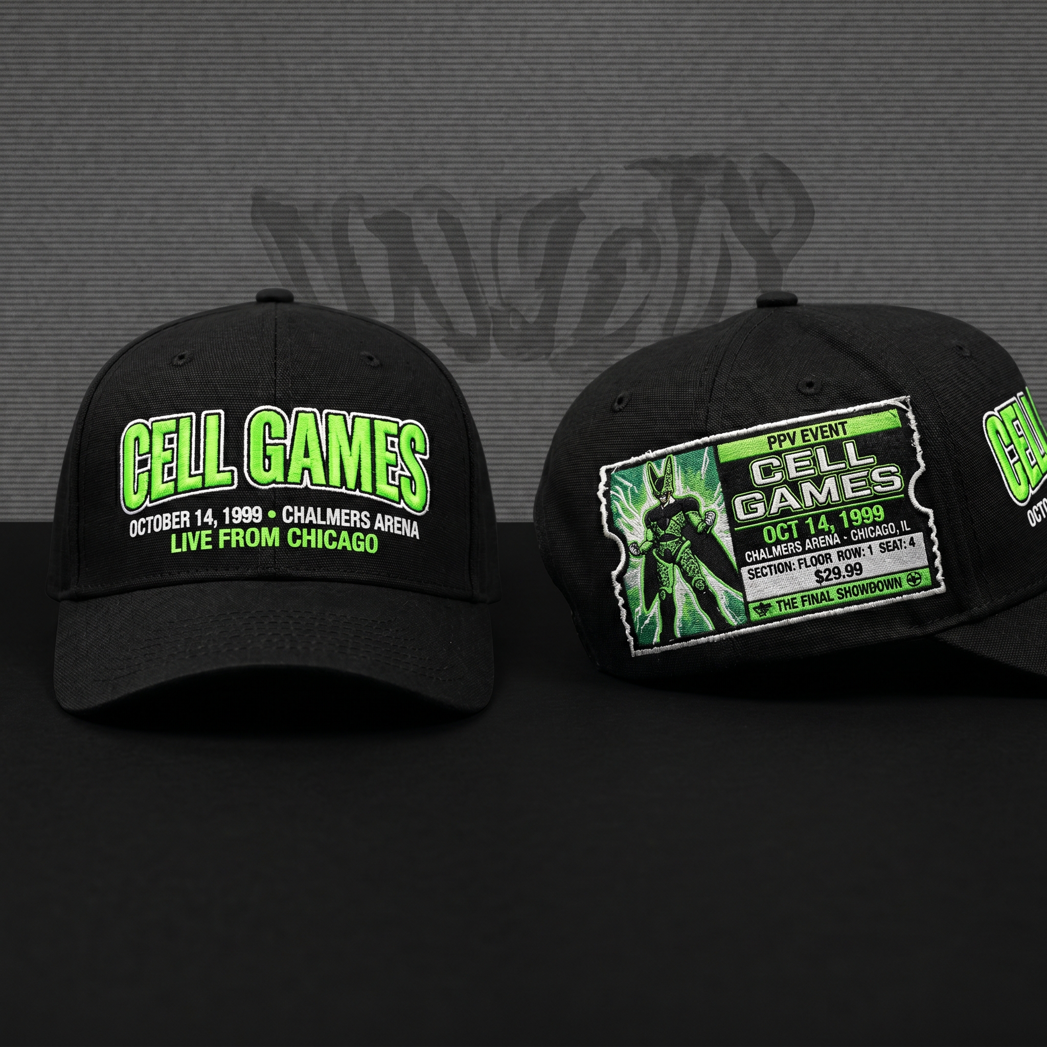 "Cell Games 1999" Retro PPV Event Ticket Cap