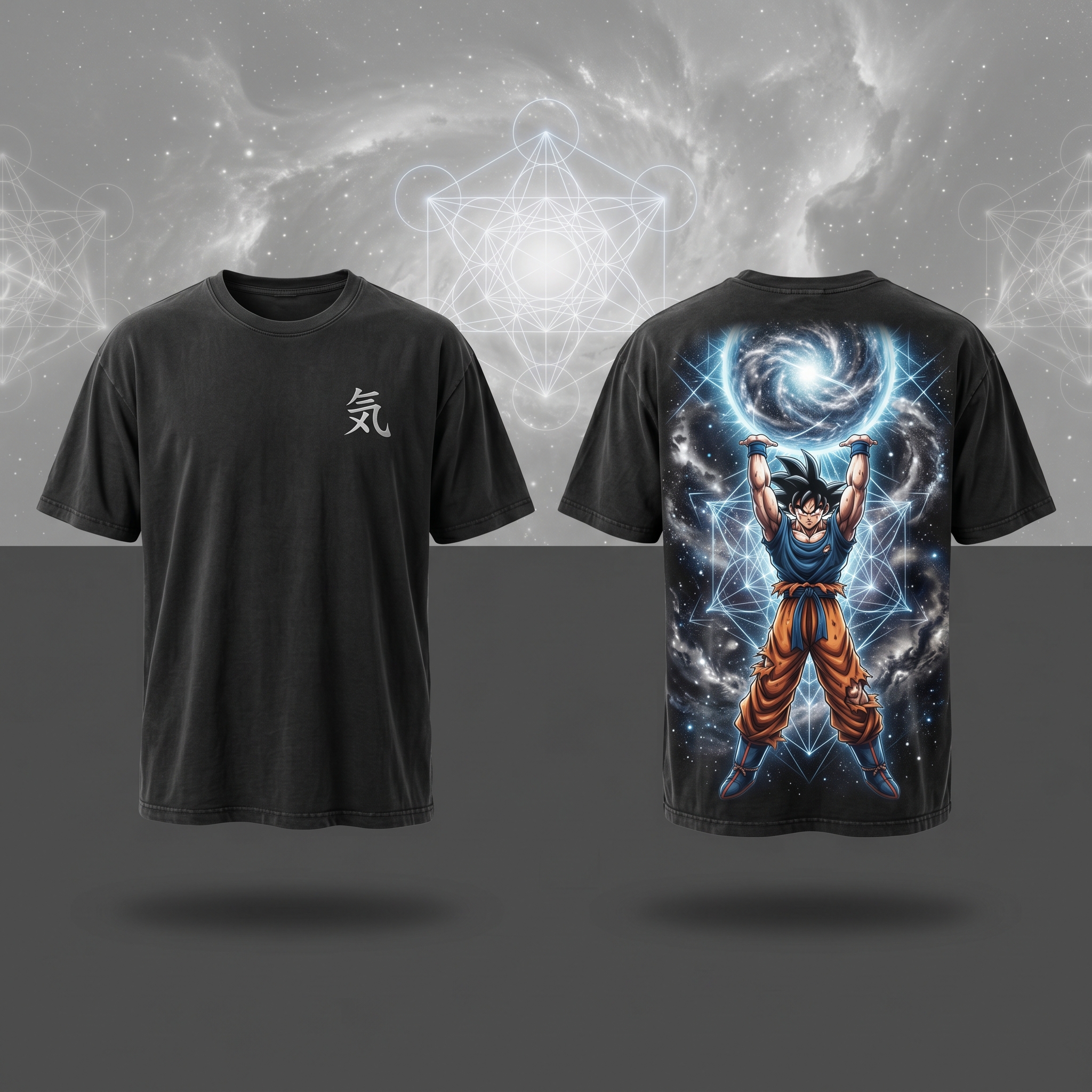 "Cosmic Energy" Sacred Geometry Spirit Bomb Tee