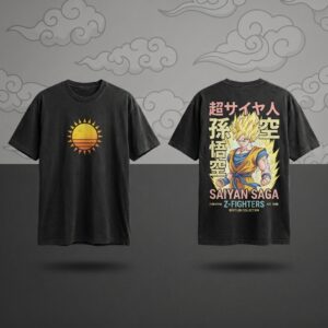 "Z-Fighters Legacy" Vintage Bootleg Graphic Tee