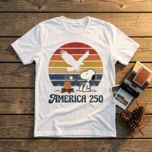 Retro Peanuts Campfire Heritage T-Shirt